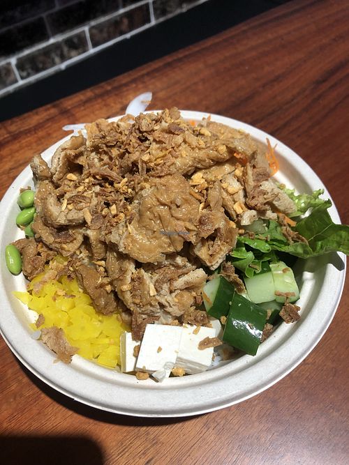 Inari tofu bowl  at Up Roll Cafe in Kailua