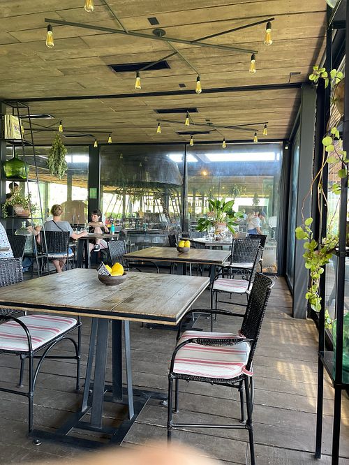 Inside of the restaurant   at Fuegos de Apalta in Santa Cruz