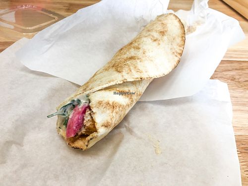 Chickpea Wrap at Vegiterranean Kitchen in Moorpark