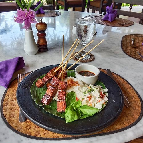 Sate Tempe’ with ‘Urap Timun at Asmara in 
