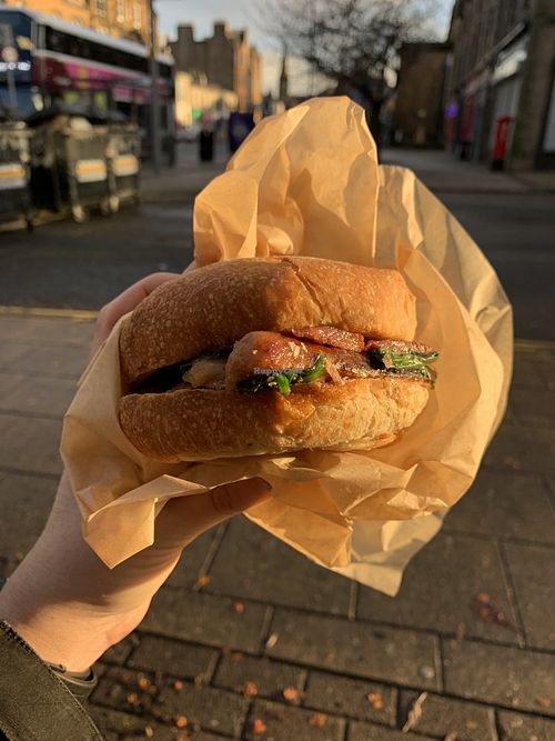 Lunch roll (Dec 2020) at Go Go Beets in Edinburgh