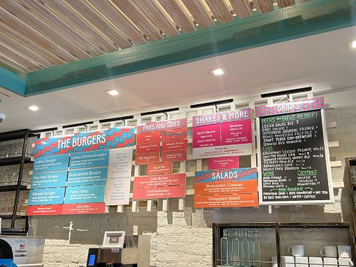 Inside  at Lekka Burger in New York City