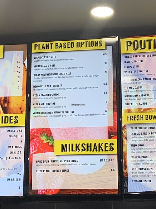 Menu  at MELTwich in Etobicoke