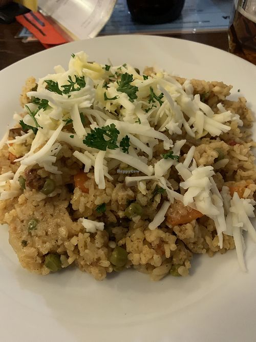 Vegan risotto  at Vegalite in Brno