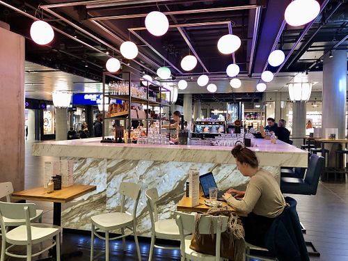 Interior at Digters in Amsterdam