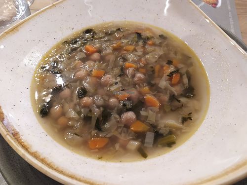 Chickpea soup 🍲 at Il Melograno in Trieste