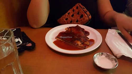 bbq tofu  at Soul Vegetarian - Highland in Atlanta