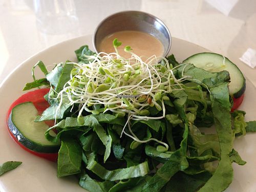 side salad at Soul Vegetarian - Highland in Atlanta
