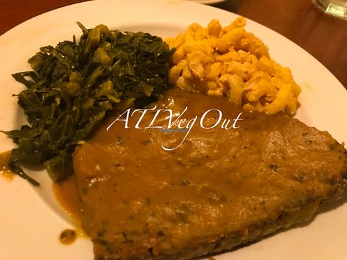 Kale bone steak  at Soul Vegetarian - Highland in Atlanta