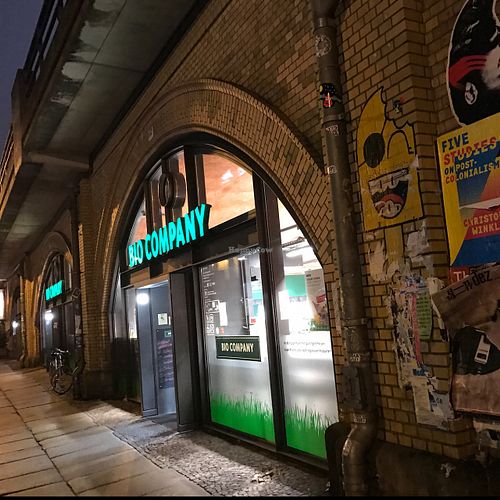 outside at Bio Company in Berlin