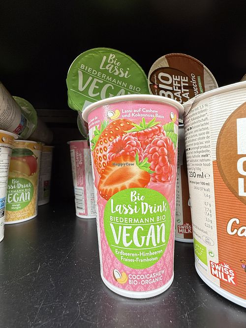 vegan lassi  at Bio Company in Berlin