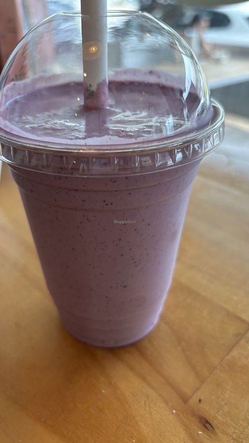 Berry and peanut butter protein shakee which  at Grouse in Carnegie