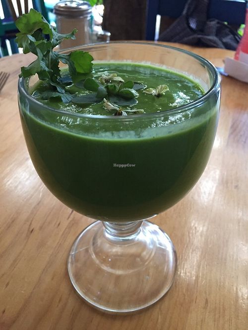 Smoothie/soup at Deli Jasmin in Panajachel