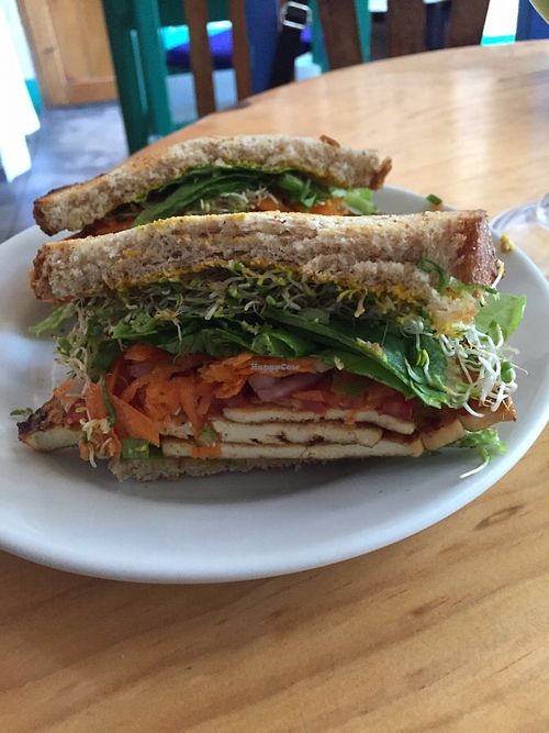 Tofu and tempeh sandwiches at Deli Jasmin in Panajachel