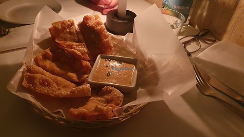 knusprige Tofu-Taschen at Bali in Cologne