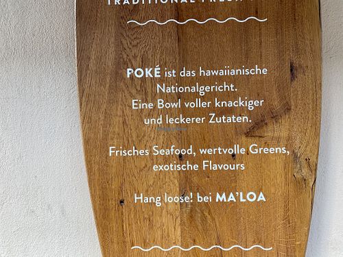 sign at Ma'loa - Oranienburger in Berlin