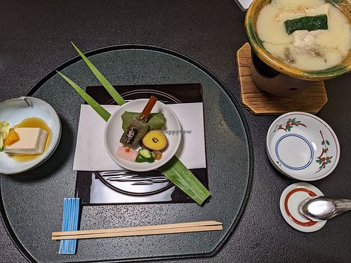 Dinner part 1 at Souji-in in Koya