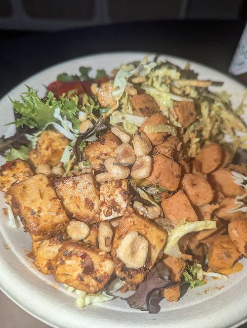 Tofu Salad at Mad Radish - Bloor St in Toronto