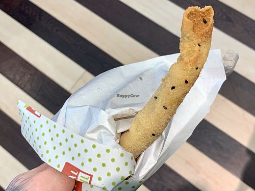 red lentil crispy snack at Vitalia Reformhaus - Alexanderplatz in Berlin