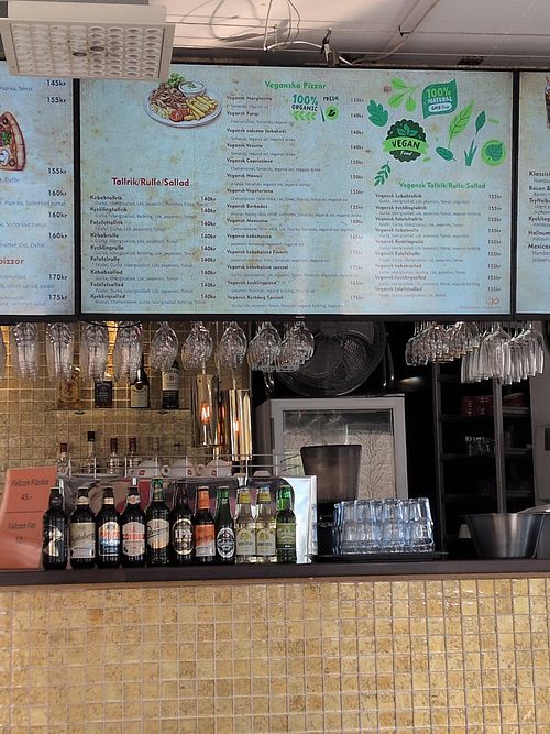 Lots of vegan options. at Amore in Gothenburg