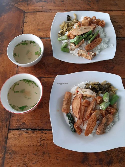 cơm suất và canh at Thien Nam in Phu Quoc