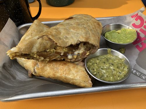 Chimichanga  at Fat Vegan in Mexico City