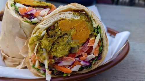 Falafel Wraptor at Earthworm Kitchen - Food Truck in Lancaster