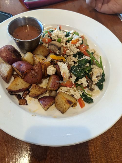 Scrambled Tofu at Alondra's Cuisine in Garland