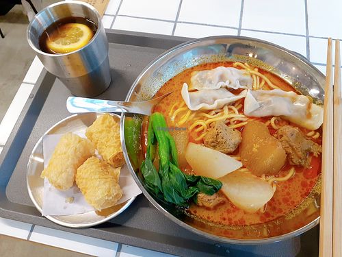 Noodles at My Meat Run Laboratory in Kowloon