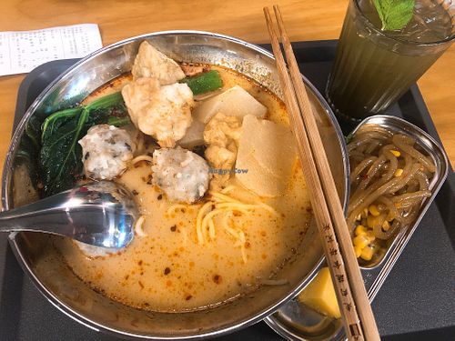 Cart noodles (oil noodles in laksa soup) at My Meat Run Laboratory in Kowloon