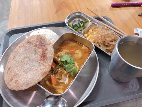 Vegan lamb curry at My Meat Run Laboratory in Kowloon