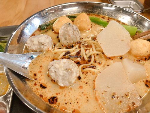 Laksa noodle soup at My Meat Run Laboratory in Kowloon