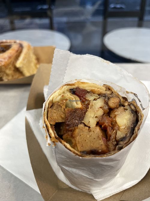 All day breakfast wrap  at It's a Trap in Dublin