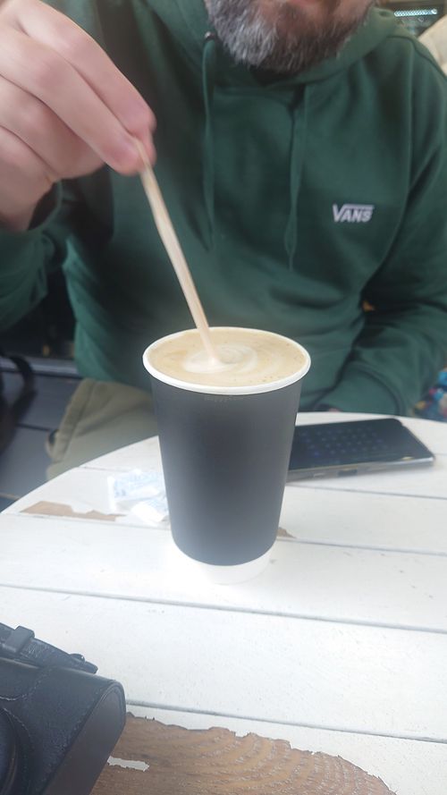 Cappuccino at It's a Trap in Dublin