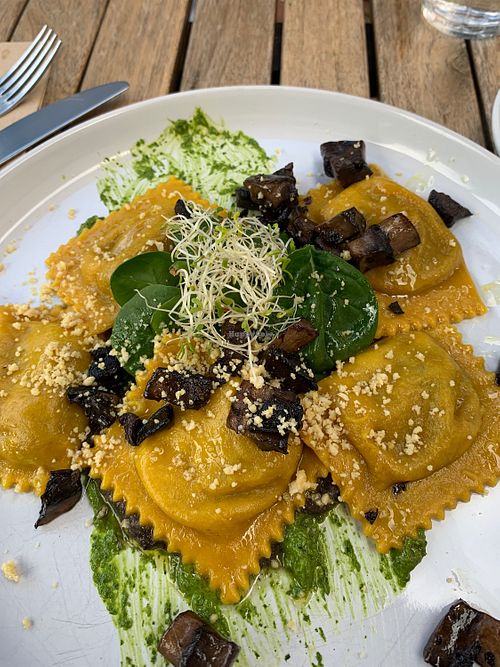 ravioli at Olivia's Pantry in Kyneton