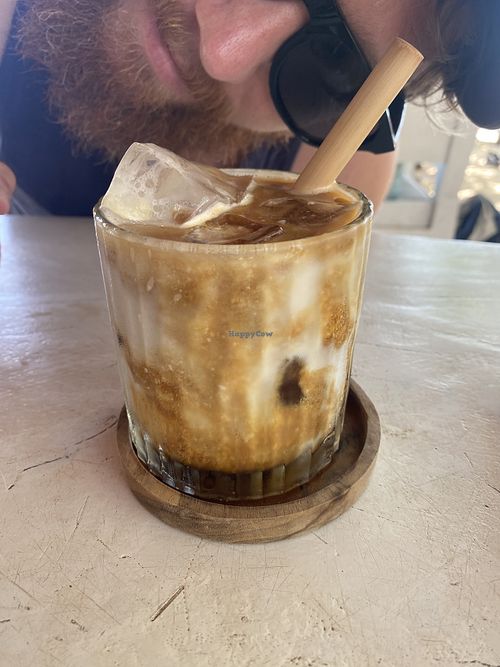 Iced Cappuccino   at Ombak Zero Waste Cafe in Lembongan