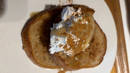 French toast  at Optimus Cafe in Osaka