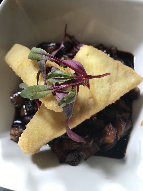 Szechuan Tofu at Nine One Five in Key West