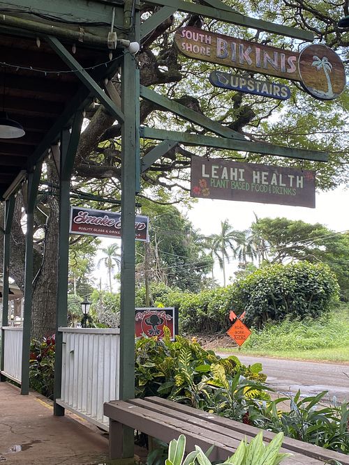 Signage at Leahi Health in Koloa