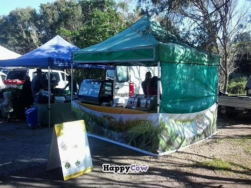 at Byron Bay markets at Raw Ecstasy in Byron Bay