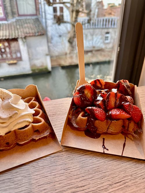   at Otto Waffle Atelier in Bruges