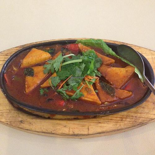 Spicy Tofu at Nature's Vegetarian Restaurant in Petaling Jaya
