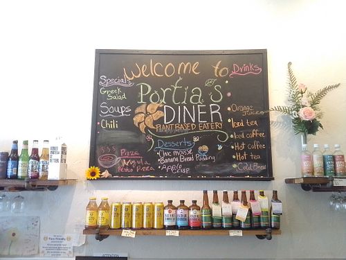 Ordering counter. at Portia's Diner in Clintonville