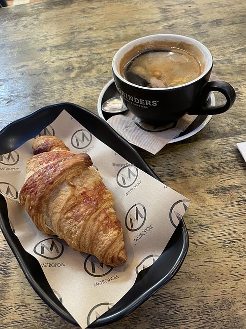 Raspberry croissant   at Metropole QVB in Sydney