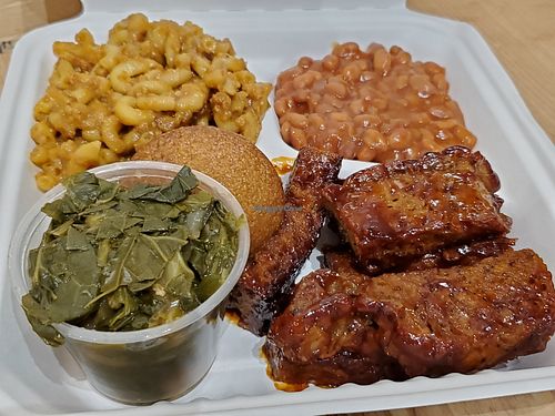 Jackfruit ribz at Compton Vegan in Carson