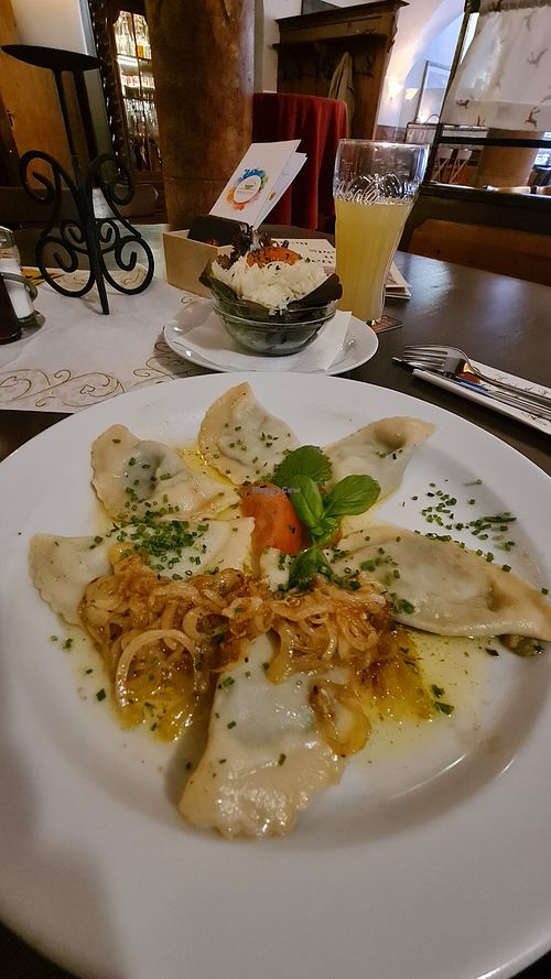 Schupfknödel at Brauhaus Rattenberg in Rattenberg