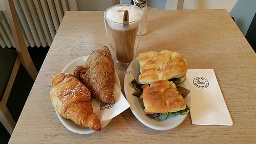 Vegan selection at Caffe Spettacolo in Zug