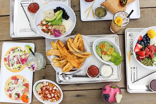 Assortment of Vegan Options at Toluca in Dallas