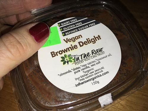 In The Raw Vegan Brownie Delight at Honeycomb Health Market in Truro