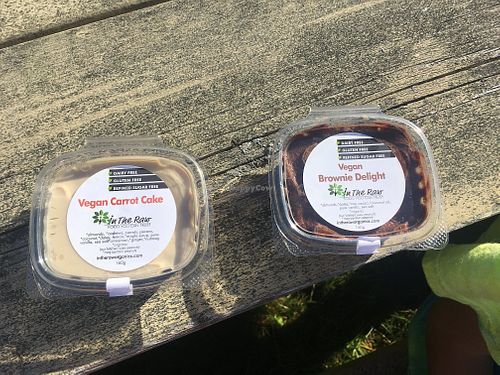 In The Raw Vegan Carrot Cake & Vegan Brownie Delight at Honeycomb Health Market in Truro